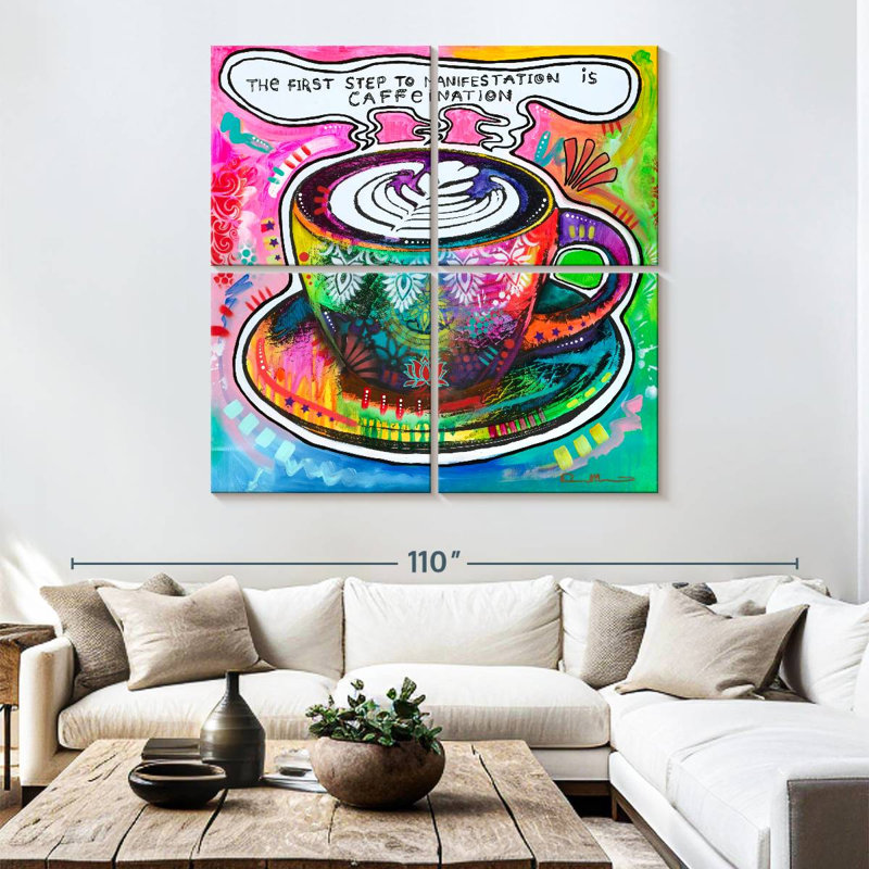 Ketti Caffeination, 74" H x 74" W