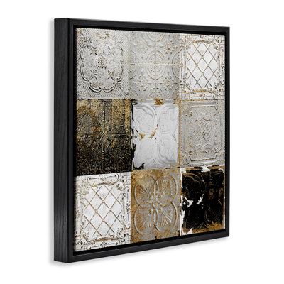 Antique Ceiling Tile Collage