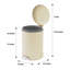 Petite poubelle ronde Glad 1,2 gallon-116272909
