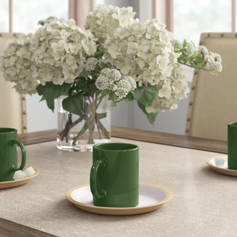 Plainfield Stoneware Coffee Mug, Olive