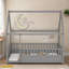 Lit sur pied pleine grandeur Cool Gray
