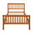 Wood Platform Bed Twin Bed with Headboard and Footboard-280765340