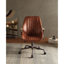 Chaise de bureau Hamilton en cuir fleur-1624627881