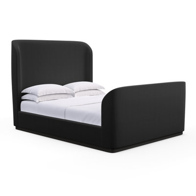 Barrow Upholstered Wingback Bed