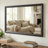 Woodford Wood Framed Mirror with Safety Backing Ideal for Bathroom / Vanity Mirror-1601012889-1601012870