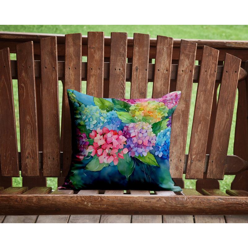 Outdoor Throw Pillow, 14" H x 14" W