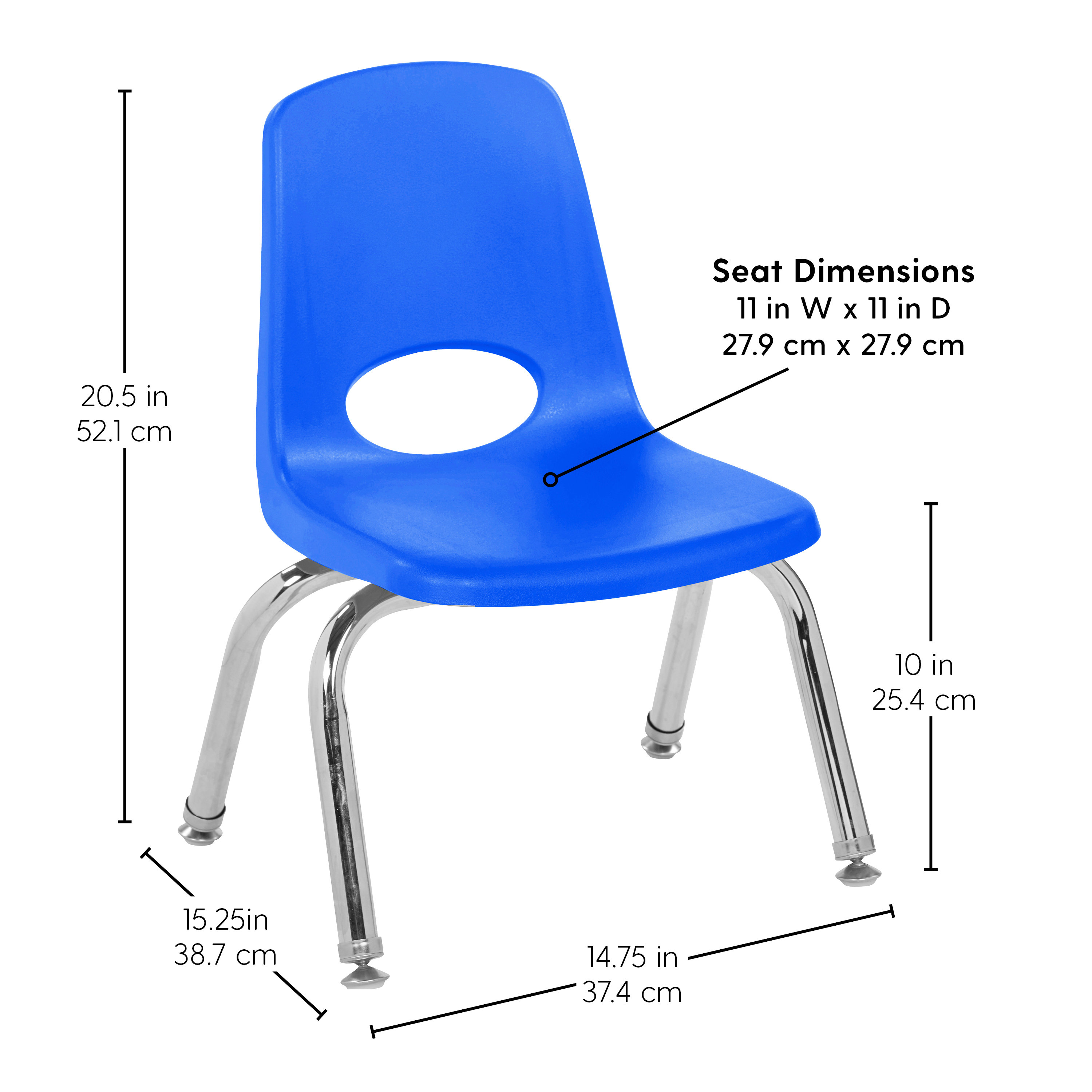 Factory Direct Partners Stacking Classroom Chair Wayfair