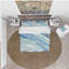 Blue Silver Spring I - Ensemble de housse de couette Modern Lake House - Microfibre de polyester-38759101
