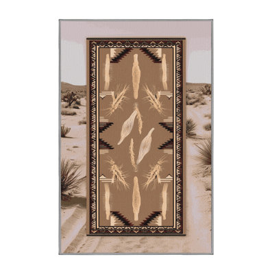  Tapis lavable Tumbleweed Trails Southwestern