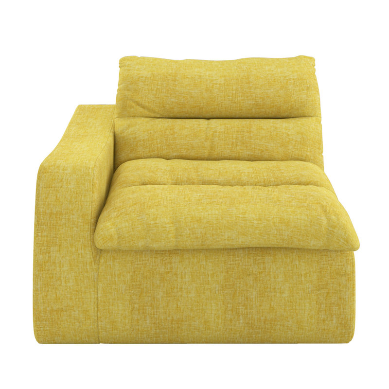 Canapé modulaire moderne, Jaune
