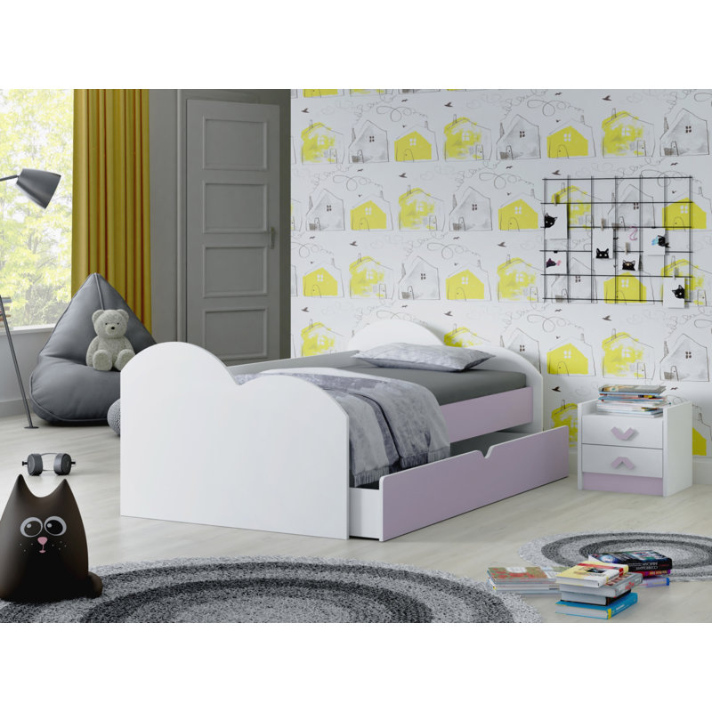 Geary Storage Kids Bed, Purple