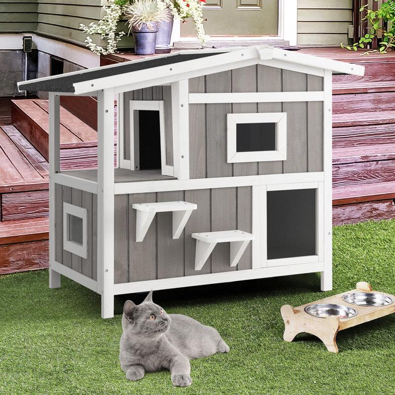 Maison d'extérieur pour chat Darnecia