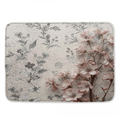 Tapis de bain Pink Cherry Blossom
