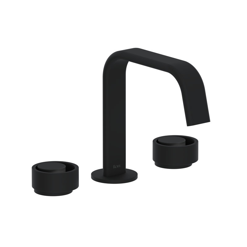 Eclissi™ Widespread Lavatory Faucet with U-Spout, Matte Black
