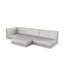 Canapé modulaire d'extérieur avec coussins 118,5 po Pixel-102743461-102743452