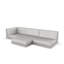 Pixel 118.25" Wide Outdoor Reversible Patio Sectional with Cushions-930188523-930188498