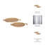 Leaira Gold Metal Round Decorative Tray