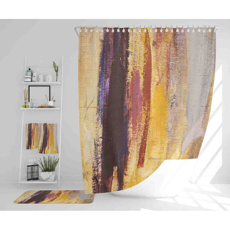 Nesanel Polyester Shower Curtain Set