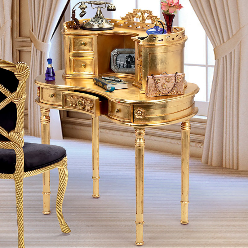 Lady Constance Solid Wood Writing Desk
