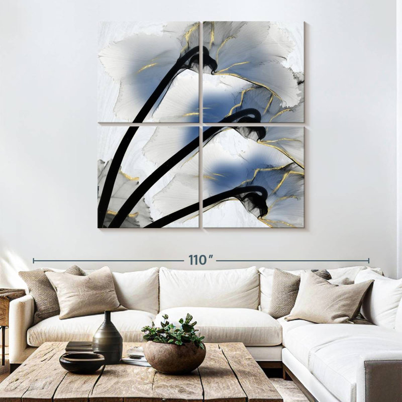 Marbre Harnek Indigo Lustre, H 74 po x l 74 po
