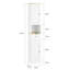 Lyonsdale Freestanding Linen Cabinet-102422665