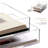 2-Pack Paper Organizer For Desk, Acrylic Stackable Letter Tray, Transparent Paper Tray