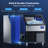 Coolski Commercial Ice Machine 320 Lb. Daily Production, Under Counter Freestanding Ice Maker with LED Interior Lighting Secop Compressor