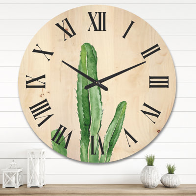 Solid Wood Wall Clock