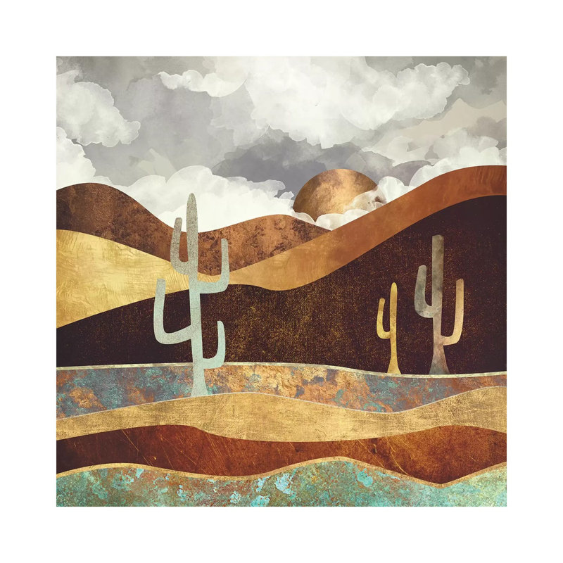 Patina Desert 1 Piece Wrapped Canvas Painting, 30.48 cm H x 30.48 cm W