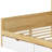 Space Saving L-Shape Daybed With Book Storage - Twin, Natural + White Drawers Twin Mattress,-483052465