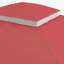 Auvent de remplacement pour pavillon de jardin 10 pi x 12 pi, rouge vin, 2 toits avec trous de drainage et ventilation remarquable de 12 pi, bonne circulation d'air