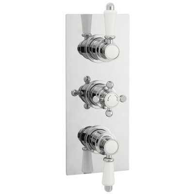 Triple Concealed Thermostatic Shower Valve