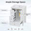 Meuble-lavabo de salle de bain avec rangement spacieux, tablette réglable, fabrication durable, cloisons amovibles et conception moderne pour une organisation optimale