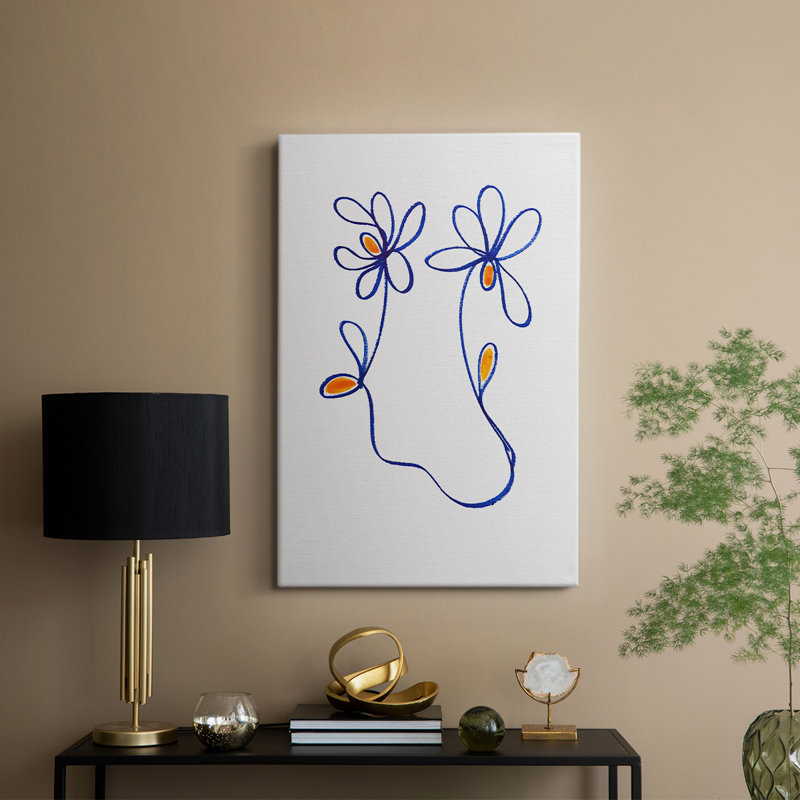 Wobblement Blooms IV - galerie sur mesure, H 36 po x l 24 po
