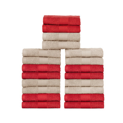 Wash Cloths 100% Cotton 600 GSM Soft Absorbent, Quick Drying