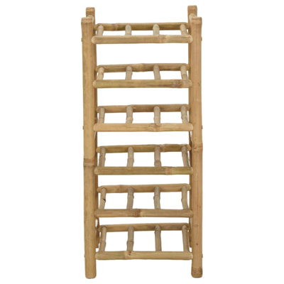 Wine Rack Bamboo Natural
