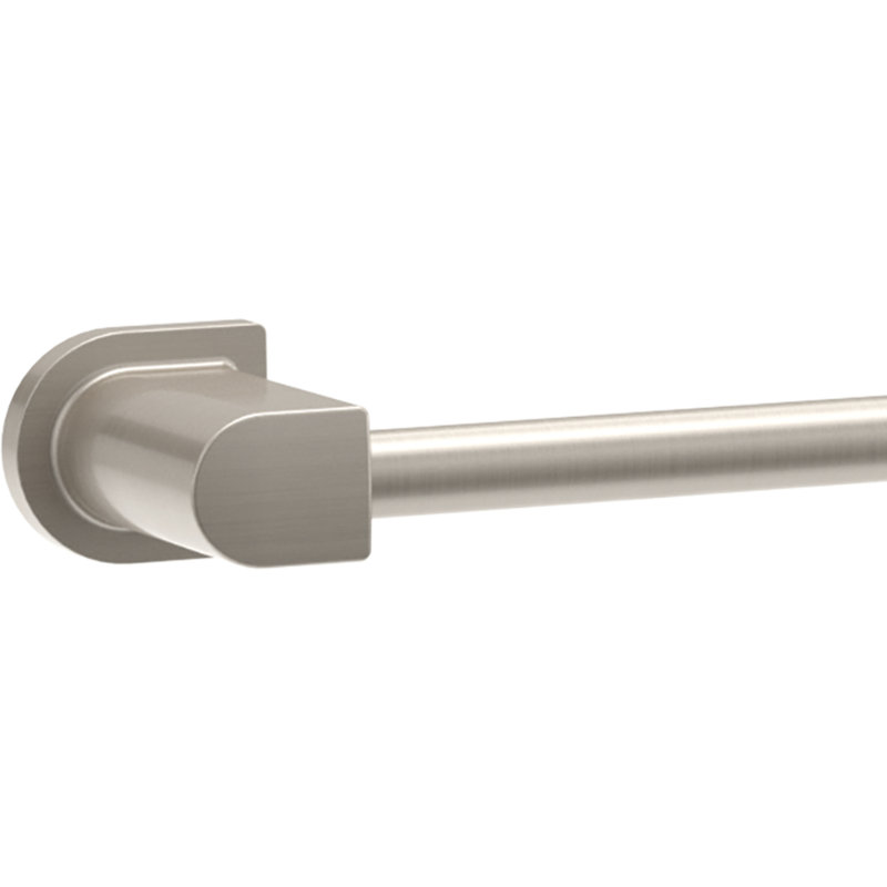 Barre à serviettes murale Xander 1, H 1,69 po x L 25,93 po x P 2,98 po, Nickel brossé