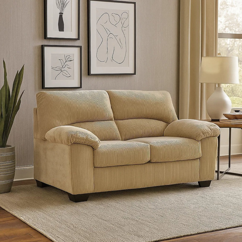 Mélange de polyester beige
