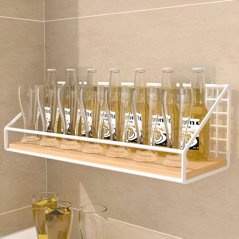 Porte-gobelet et gobelet mural No-Drill, H 5,9 po x l 13,77 po x P 4,72 po