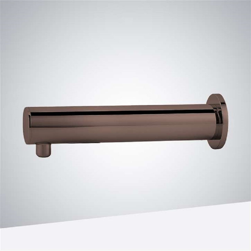 Distributeur de savon mural Fontana, solution d'hygiène sans contact élégante, Bronze huilé clair