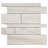 Saroshi 11.41 in. x 11.69 in. Matte Porcelain Marble Look Floor & Wall Mosaic Tile(0.92 Sq.Ft./Each)-64123666
