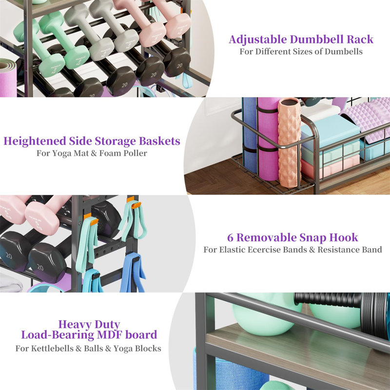 Metal Floor Mounted Storage Rack