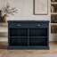 Console avec 2 tiroirs et tablettes de rangement ouvertes, table d'entrée pour le salon, le couloir et la salle à manger (bleu marine) TREXM-1558270394