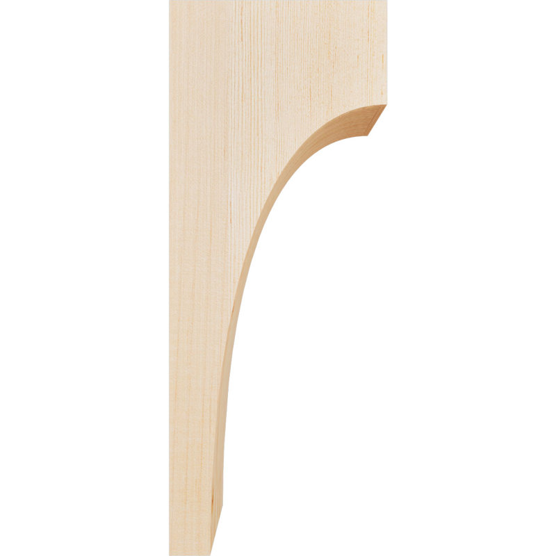 Huntington Corbel, H 14 po x l 3,5 po x P 6 po, Sapin de Douglas, Lisse