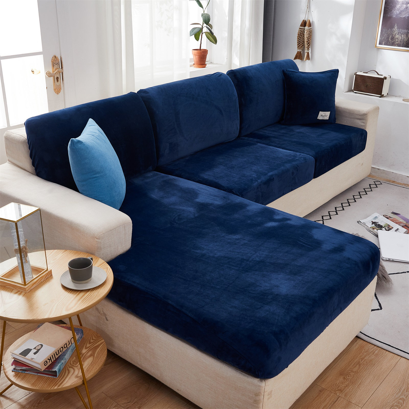 Three Posts™ Mellor Box Cushion Sofa Slipcover & Reviews