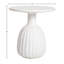 Sunday Concrete Side Table, Low, White-510103829