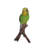 Budgie On Branch Statue