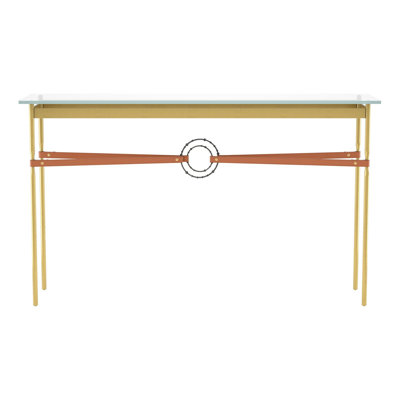Equus 54" W Glass Top Console Table