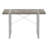 Curtice Gray Finished Computer Desk With Silver Metal Leg, 29.79" H X 48.82" W X 23.54" D
