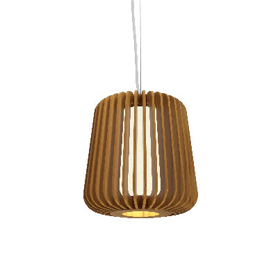 Luminaire suspendu géométrique à 1 lumière Stecche Di Legno